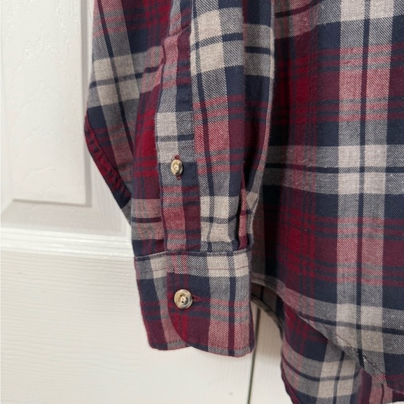 Lochlana By Hathaway Men’s Wool Blend Plaid Long Sleeve Button Up Shirt Size XL - Picture 6 of 11